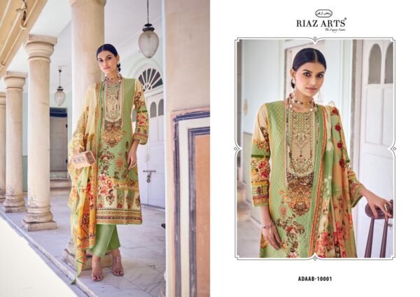 MUMTAZ ARTS ADAAB PURE LAWN CAMRIC PAKISTANI SUITS ONLINE - Image 2