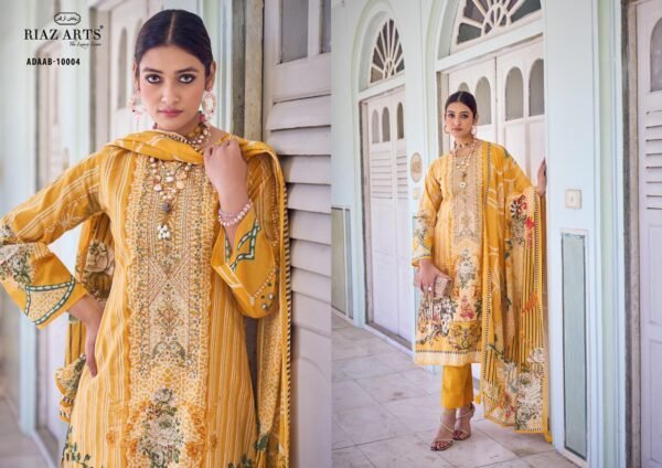 MUMTAZ ARTS ADAAB PURE LAWN CAMRIC PAKISTANI SUITS ONLINE - Image 4