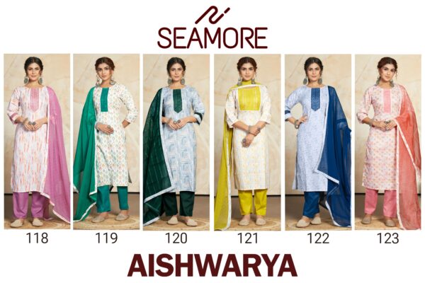 SEAMORE AISHWARYA WHOLESALE WOMEN KURTA CATALOGUE ONLINE SURAT