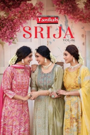TANIKSH SRIJA VOL 6 READYMADE DESIGNER KURTI WHOLESALE PRICE