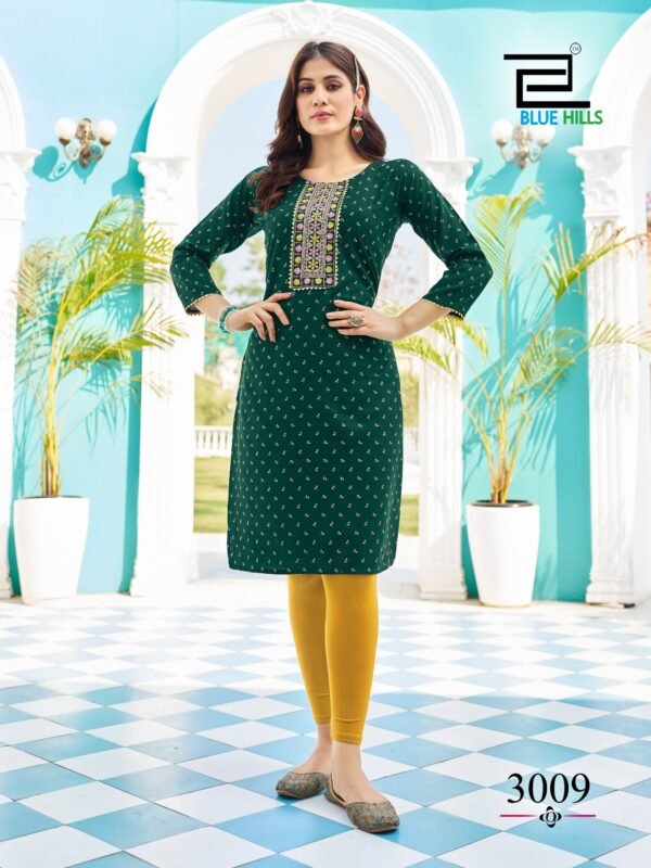BLUE HILLS CITY LIGHT VOL 3 RAYON WHOLESALE SALWAR KAMEEZ INDIA - Image 3