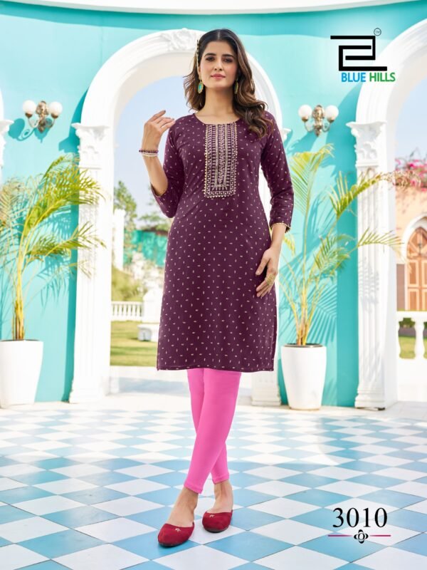 BLUE HILLS CITY LIGHT VOL 3 RAYON WHOLESALE SALWAR KAMEEZ INDIA - Image 4