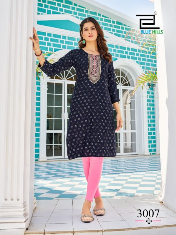 BLUE HILLS CITY LIGHT VOL 3 RAYON WHOLESALE SALWAR KAMEEZ INDIA - Image 6