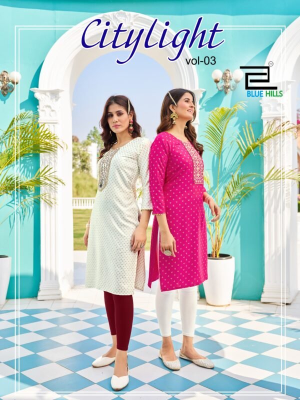 BLUE HILLS CITY LIGHT VOL 3 RAYON WHOLESALE SALWAR KAMEEZ INDIA