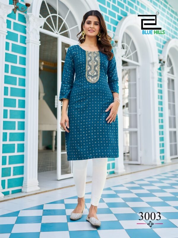 BLUE HILLS CITY LIGHT VOL 3 RAYON WHOLESALE SALWAR KAMEEZ INDIA - Image 9