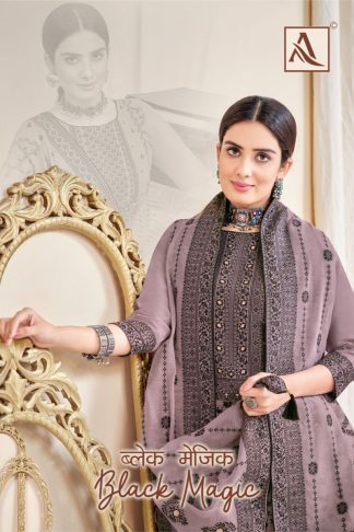 ALOK SUIT BLACK MAGIC H 1446 DESIGNER SALWAR KAMEEZ CATALOGUE