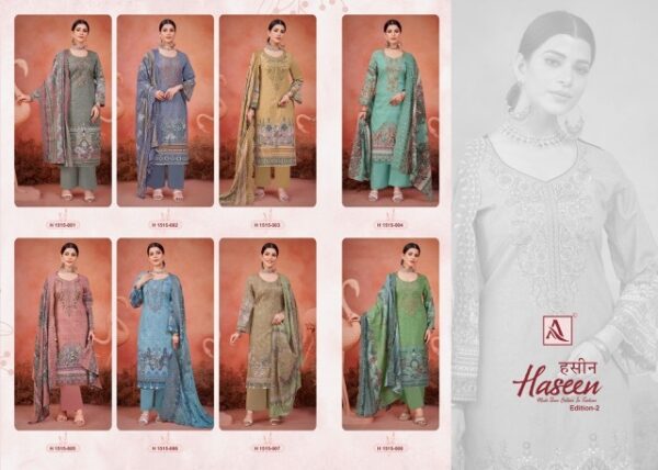 ALOK SUIT HASEEN EDITION 2 H 1515 COTTON WHOLESALE SUITS ONLINE