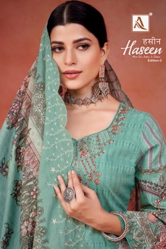 ALOK SUIT HASEEN EDITION 2 H 1515 COTTON WHOLESALE SUITS ONLINE