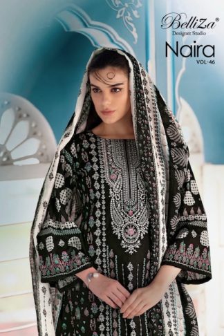 BELLIZA NAIRA VOL-46 906 COTTON PAKISTANI SALWAR SUITS WHOLESALE