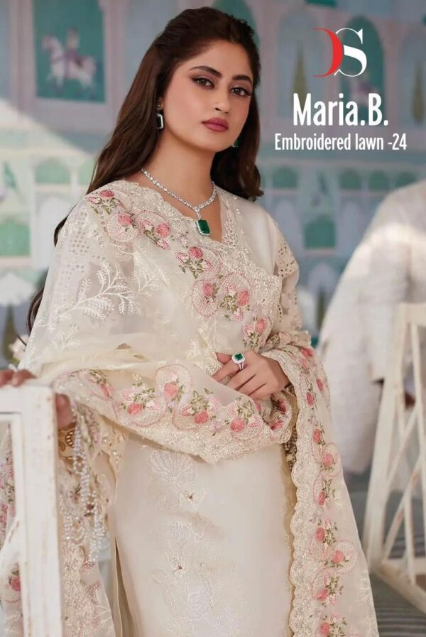 DEEPSY MARIA.B EMBROIDERED LAWN 24 PAKISTANI SALWAR SUITS ONLINE