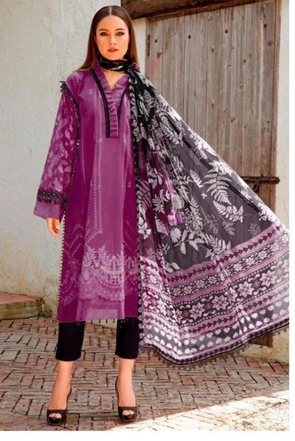 HAZZEL M.PRINTS LAWN COLLECTION 058 SALWAR SUIT WHOLESALER SUPPLIER