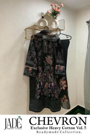 JADE CHEVRON EXCLUSIVE HEAVY COTTON VOL 5 READYMADE KURTI WHOLESALE