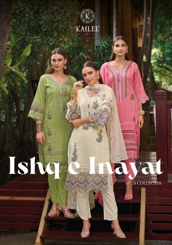 KAILEE FASHION ISHQ E INAYAT READYMADE EMBROIDERY KURTI CATALOGUE