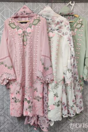 LUXURY PRET LPC 166 GEORGETTE READYMADE KURTI WHOLESALE