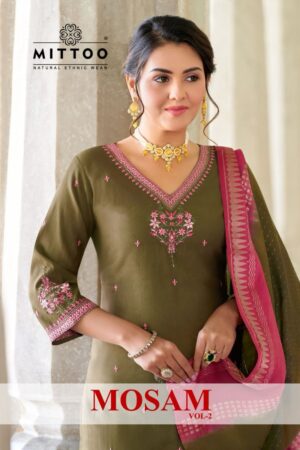 MITTOO MOSAM VOL 2 VISCOSE READYMADE KURTI CATALOGUE