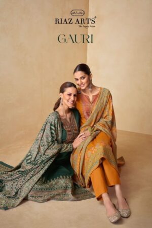 RIAZ ARTS GAURI 16001 TO 16008 PAKISTANI KARACHI SUITS ONLINE SHOPPING