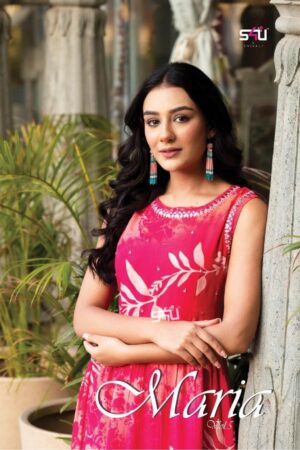 S4U MARIA VOL 5 FLORAL WHOLESALE CATALOGUE GOWNS SURAT