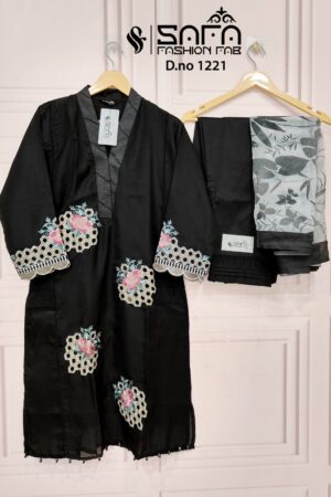 SAFA FASHION 1221 READYMADE PAKISTANI KURTI DESIGN 2024