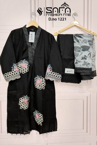SAFA FASHION 1221 READYMADE PAKISTANI KURTI DESIGN 2024