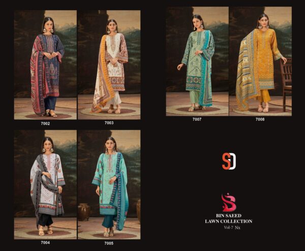 SHRADDHA DESIGNER BIN SAEED VOL-7 NX READYMADE KURTI WHOLESALE