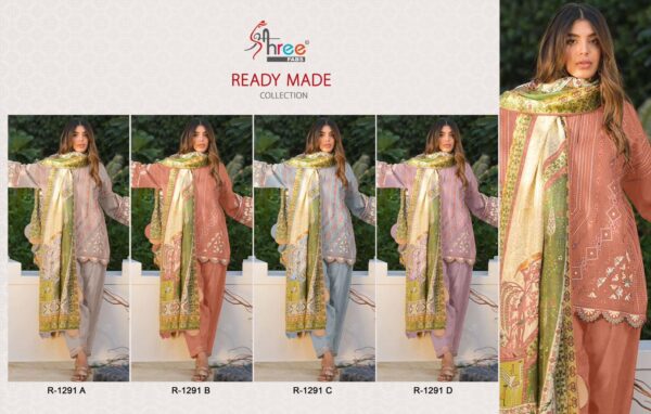 SHREE FABS SR-1291 COTTON READYMADE COLLECTION PAKISTANI KURTI ONLINE