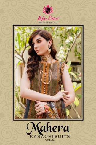 NAFISHA COTTON MAHERA KARACHI SUITS VOL 04 KARACHI PAKISTANI CATALOGUE SUITS DESING