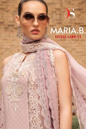 DEEPSY MARIA.B VOYAGE LAWN 24 PURE COTTON SUITS WITH CATALOGUE PRICE