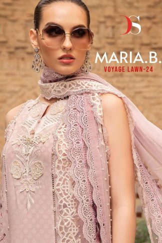 DEEPSY MARIA.B VOYAGE LAWN 24 PURE COTTON SUITS WITH CATALOGUE PRICE