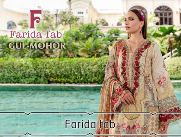 FARIDA DESIGNER STUDIO GULMOHAR PAKISTANI SUITS WHOLESALE