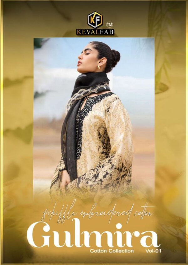 KEVAL FAB GULMIRA COTTON COLLECTION VOL 1 SALWAR SUIT ONLINE WHOLESALE