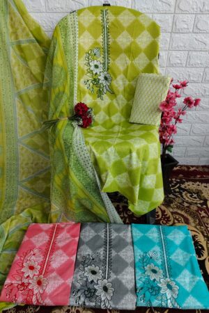 LIZA EMBROIDERY COLLECTION DRESS MATERIAL WHOLESALE IN SURAT