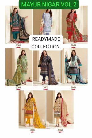 MAYUR CREATION NIGAR VOL-2 READYMADE COLLECTION KARACHI KURTI CATALOGUE