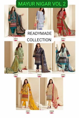 MAYUR CREATION NIGAR VOL-2 READYMADE COLLECTION KARACHI KURTI CATALOGUE