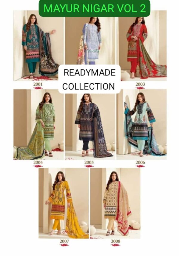 MAYUR CREATION NIGAR VOL-2 READYMADE COLLECTION KARACHI KURTI CATALOGUE