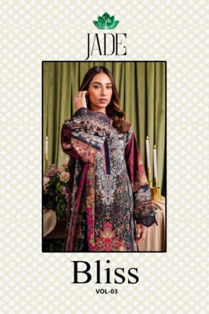 NANDGOPALPRINT JADE BLISS VOL-3 KARACHI PAKISTANI SUITS WITH PRICE CATALOGUE