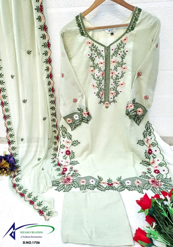 NIZAMI CREATION 1706 PAKISTANI LAWN COTTON SUITS WHOLESALE