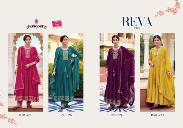 RANGOON REVA VOL 2 READYMADE RAYON KUTIS WHOLESALE IN SURAT