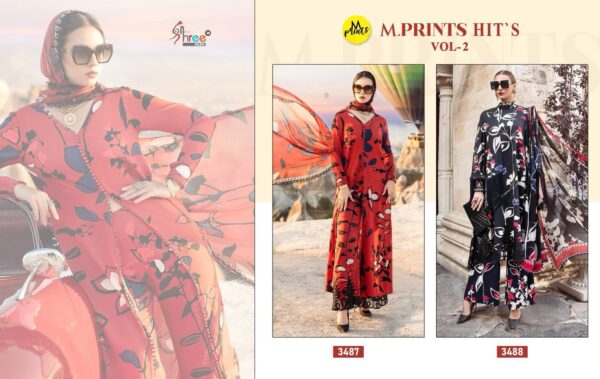 SHREE FABS M PRINT'S HIT'S VOL-02 PAKISTANI SALWAR SUITS DEALER