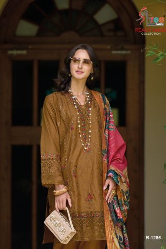 SHREE FABS SR-1286 COTTON READYMADE COLLECTION PAKISTANI SUITS ONLINE