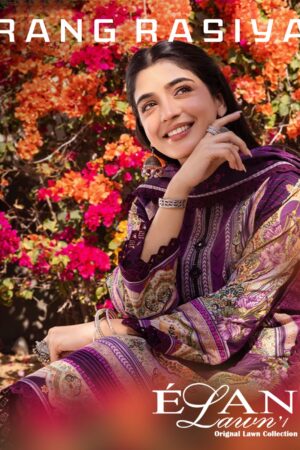 SHREE OM FAB RANG RASIYA ELAN LAWN PAKISTANI SUITS SUPPLIER