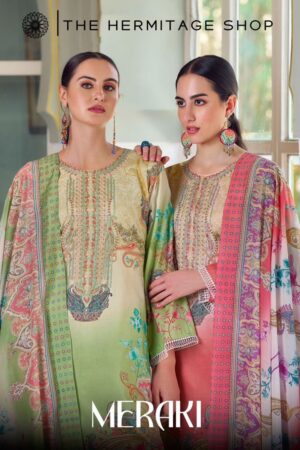THE HERMITAGE SHOP MERAKI LAWN WHOLESALE PAKISTANI SUITS