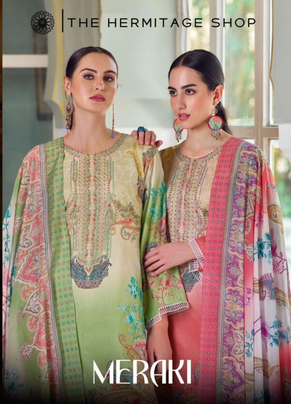 THE HERMITAGE SHOP MERAKI LAWN WHOLESALE PAKISTANI SUITS