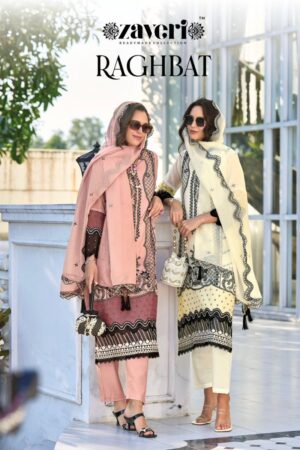 ZAVERI RAGHBAT SOFT ORGANZA EMBROIDERY READYMADE KURTI WHOLESALE