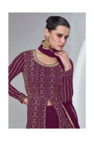 AASHIRWAD CREATION SABINA DESIGNER GEORGETTE SUITS CATALOGUE