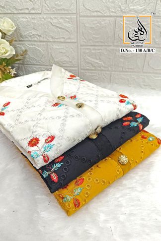 AL HUDA FASHION 130 ABC LUXURY COTTON PAKISTANI SUITS ONLINE