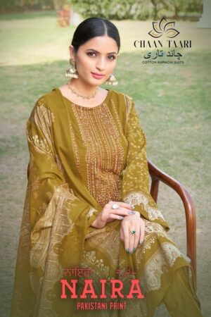 CHAAN TAARI NAIRA PAKISTANI PRINT SALWAR SUITS WHOLESALE