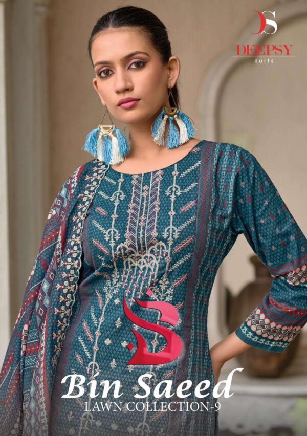 DEEPSY BIN SAEED LAWN COLLECTION VOL 9 PAKISTANI SUITS AT BEST PRICE