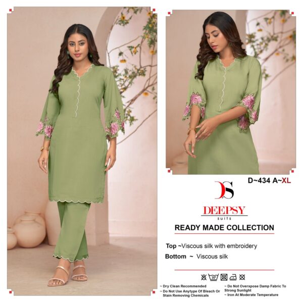 DEEPSY D-434 ABCD READYMADE COLLECTION PAKISTANI SUITS WITH PRICE