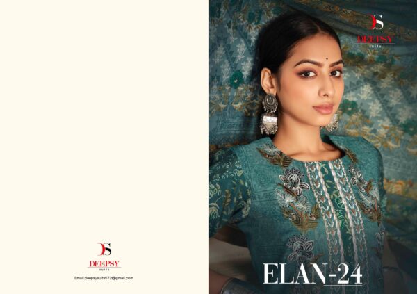 DEEPSY ELAN-24 VISCOSE MASLIN PRINT WHOLESALE CATALOGUE SUITS SURAT