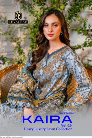 KEVAL FAB KAIRA VOL 20 COTTON PAKISTANI SALWAR SUITS WHOLESALE